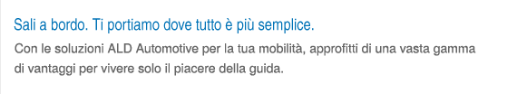 Sali a bordo. Ti portiamo dove tutto è    più semplice.