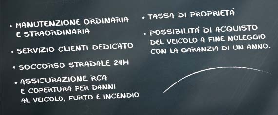 Servizio clienti dedicato, soccorso stradale 24h...