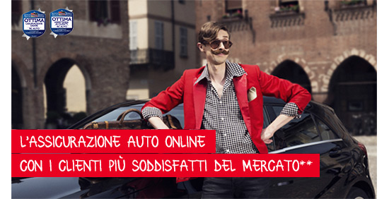 L'assicurazione auto online che ti offre uno sconto fino al 15%.
